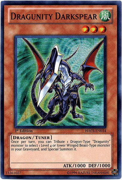 Dragunity Darkspear [HA03-EN034] Super Rare 