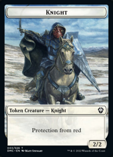 Knight Token [Dominaria United Commander Tokens] 