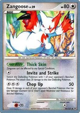 Zangoose LV.29 (66/127) (Queengar - Jason Martinez) [World Championships 2009]