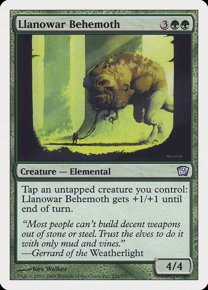 Llanowar Behemoth [Ninth Edition] 