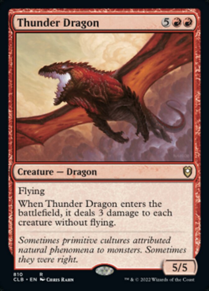 Thunder Dragon [Commander Legends: Battle for Baldur's Gate] 