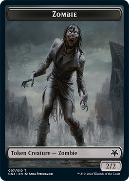 Zombie // Angel Double-Sided Token [Game Night: Free-for-All Tokens] 