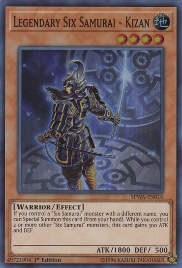Legendary Six Samurai - Kizan [SPWA-EN010] Super Rare 