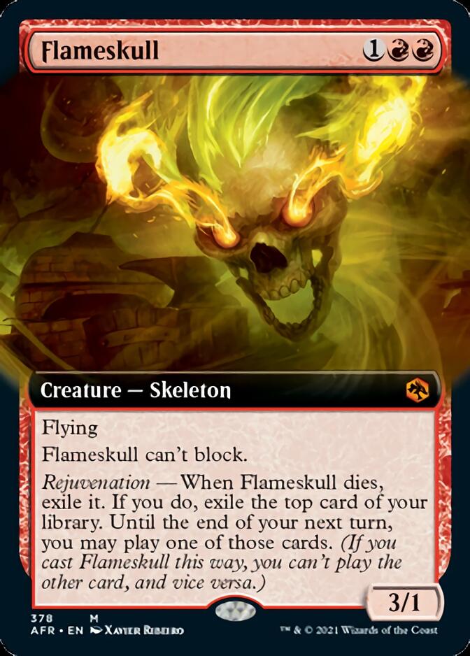 Flameskull (Extended Art) [Dungeons & Dragons: Adventures in the Forgotten Realms] 