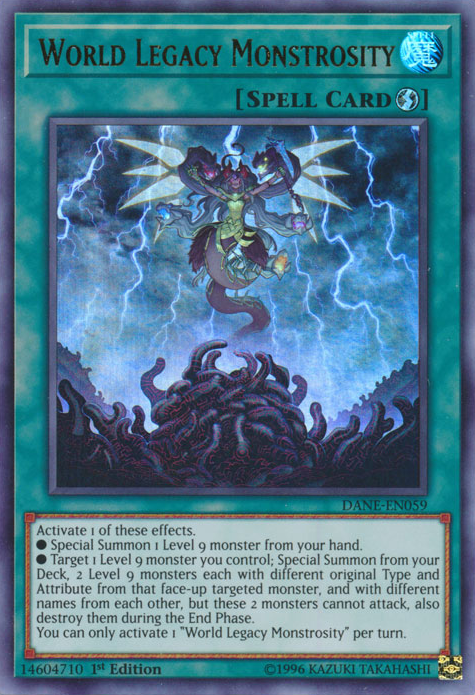 World Legacy Monstrosity [DANE-EN059] Ultra Rare 