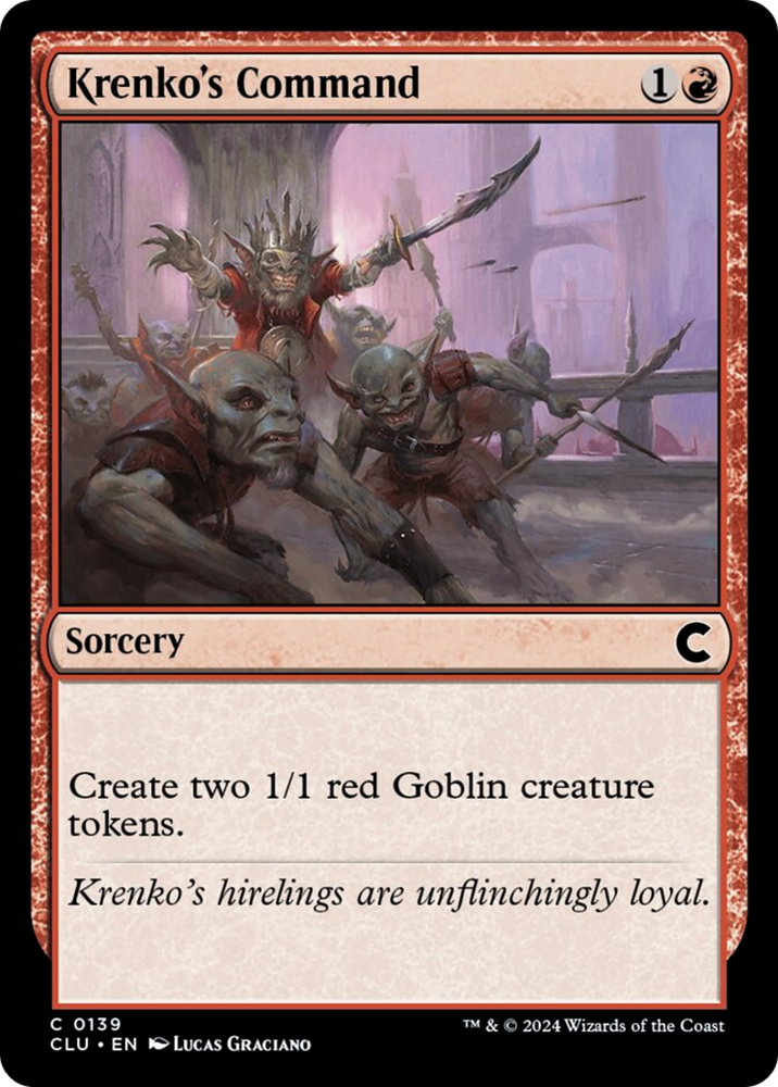 Krenko's Command [Ravnica: Clue Edition] 