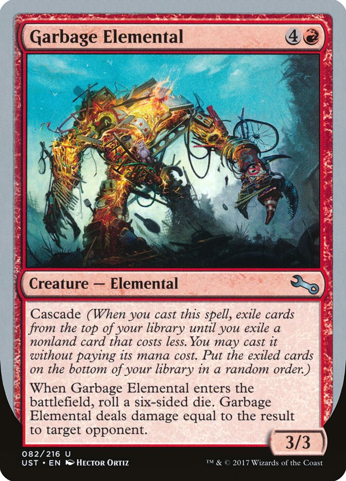 Garbage Elemental (3/3 Creature) [Unstable] 