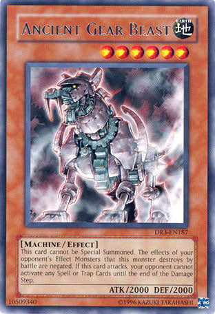 Ancient Gear Beast [DR3-EN187] Rare 
