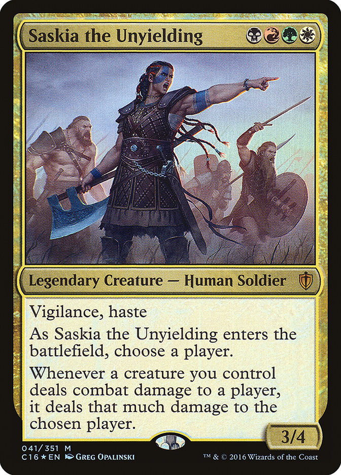 Saskia the Unyielding [Commander 2016] 