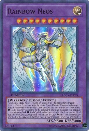 Rainbow Neos [LCGX-EN074] Super Rare 