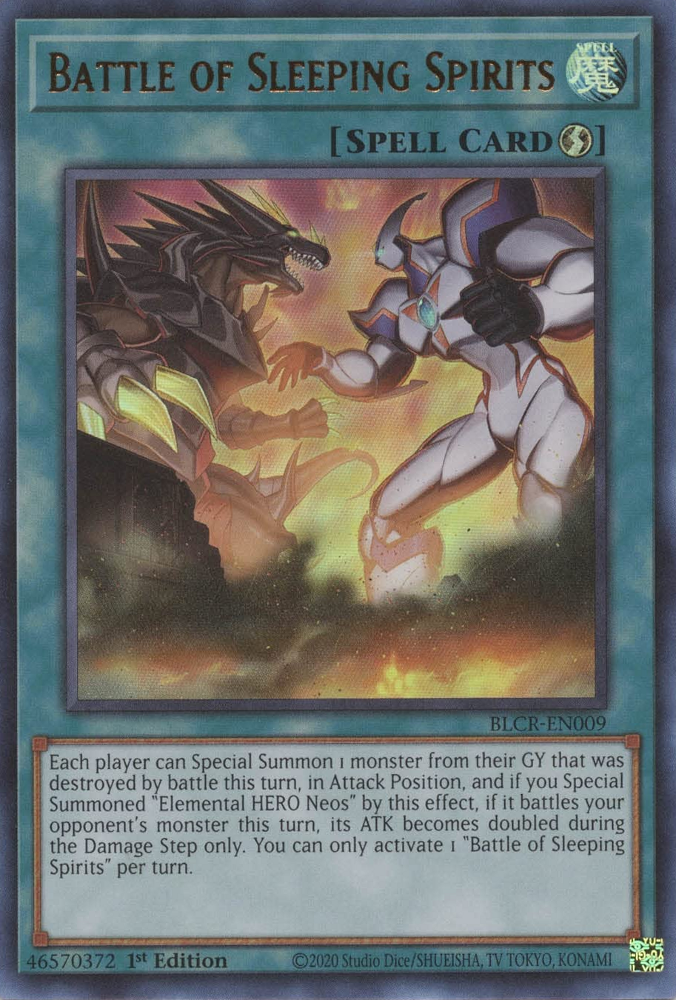 Battle of Sleeping Spirits [BLCR-EN009] Ultra Rare 