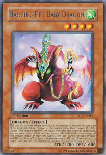 Harpie's Pet Baby Dragon [EOJ-EN013] Rare 