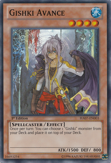 Gishki Preview [HA07-EN003] Super Rare 