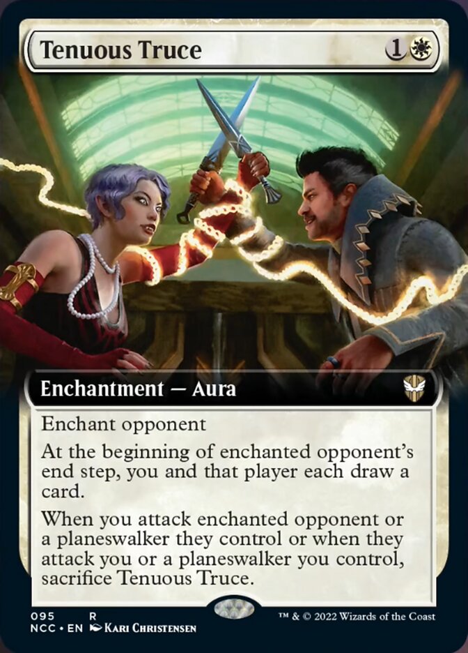 Tenuous Truce (Extended Art) [Streets of New Capenna Commander] 