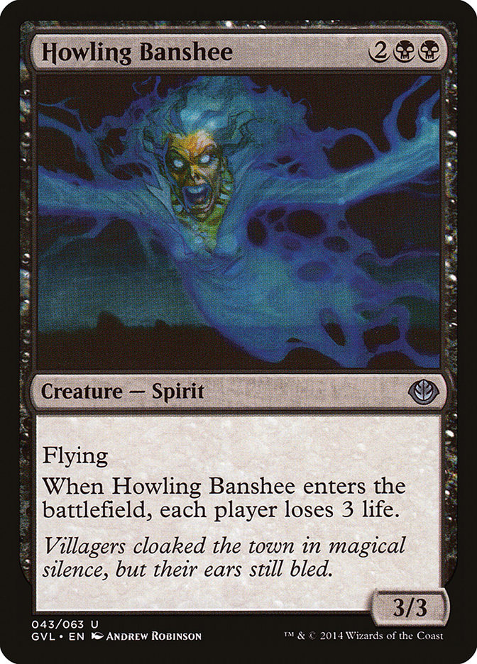 Howling Banshee (Garruk vs. Liliana) [Duel Decks Anthology] 