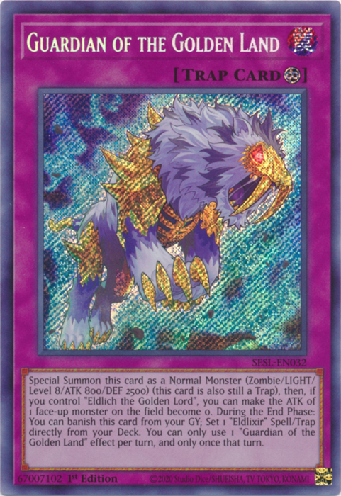 Guardian of the Golden Land [SESL-EN032] Secret Rare 