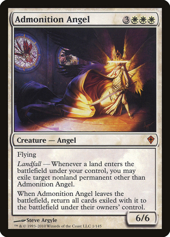 Admonition Angel [Worldwake] 