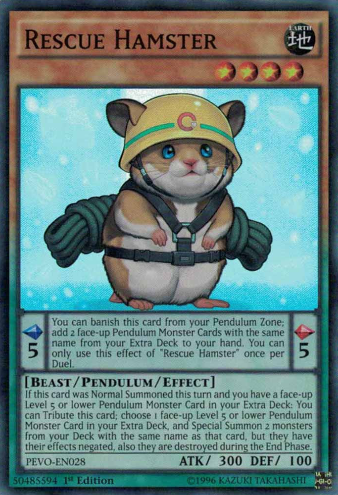 Rescue Hamster [PEVO-EN028] Super Rare 
