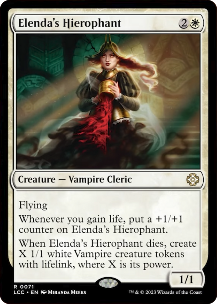 Elenda's Hierophant [The Lost Caverns of Ixalan Commander]