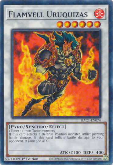 Flamvell Uruquizas (Duel Terminal) [HAC1-EN074] Common 