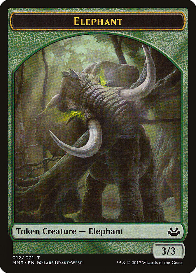 Elephant Token [Modern Masters 2017 Tokens] 