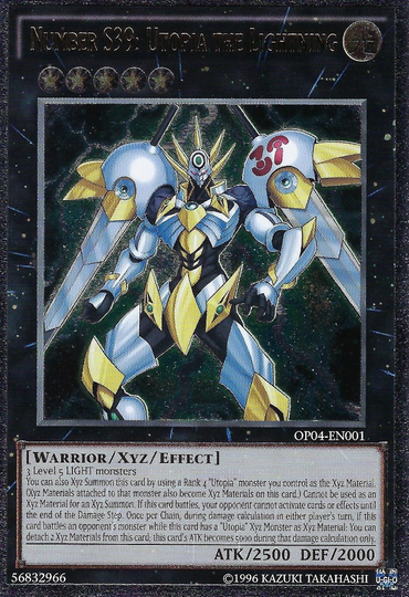 Number S39: Utopia the Lightning [OP04-EN001] Ultimate Rare 
