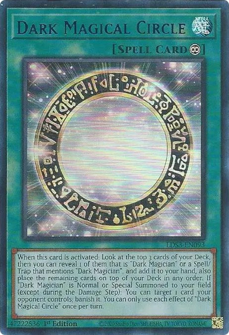 Dark Magical Circle (Blue) [LDS3-EN093] Ultra Rare 