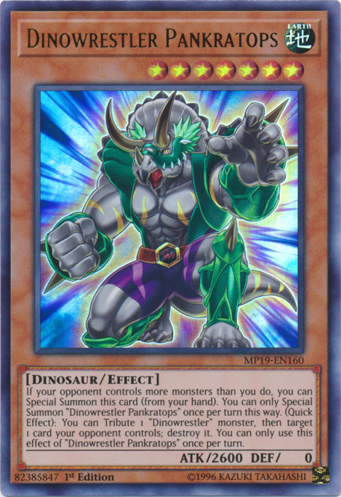 Dinowrestler Pankratops [MP19-EN160] Ultra Rare 