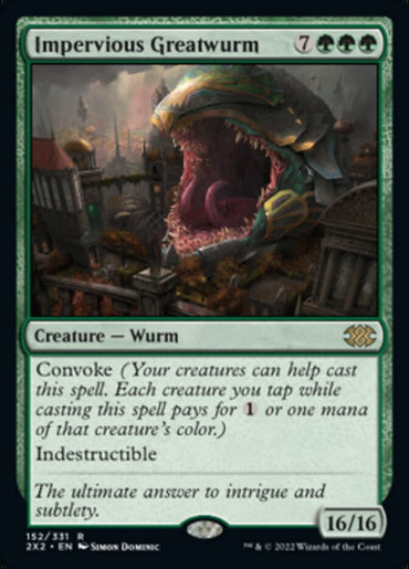 Impervious Greatwurm [Double Masters 2022] 