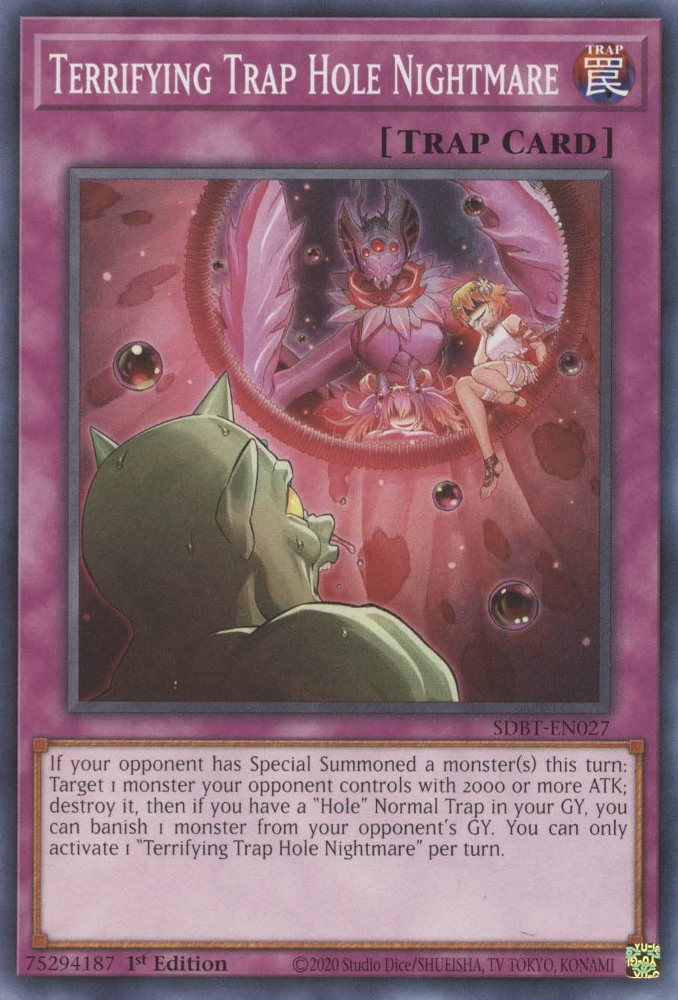 Terrifying Trap Hole Nightmare [SDBT-EN027] Common 