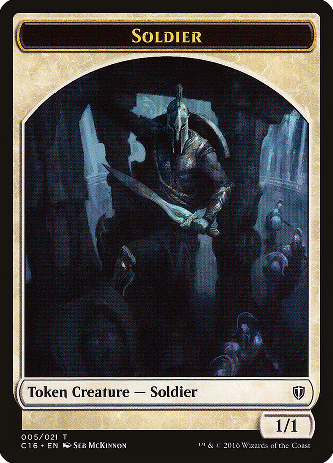 Soldier // Squid Double-Sided Token [Commander 2016 Tokens] 