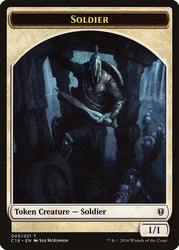 Soldier // Squid Double-Sided Token [Commander 2016 Tokens] 