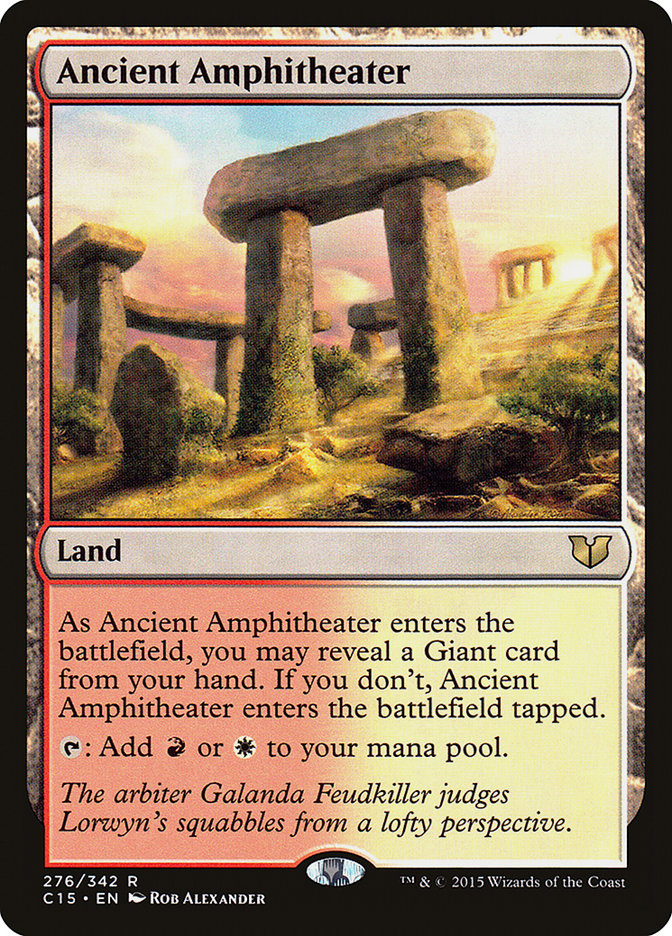 Ancient Amphitheater [Commander 2015] 