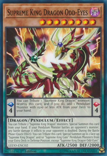 Supreme King Dragon Odd-Eyes [LEDD-ENC02] Common 