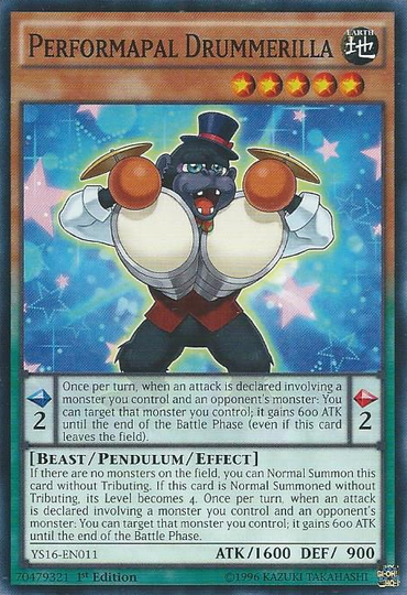 Performapal Drummerilla [YS16-EN011] Common 