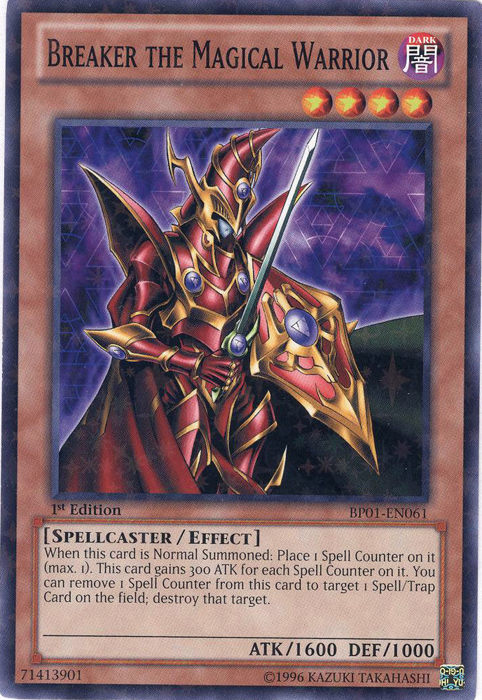 Breaker the Magical Warrior [BP01-EN061] Starfoil Rare 