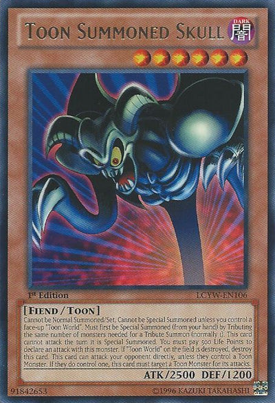 Toon Summoned Skull [LCYW-EN106] Rare 