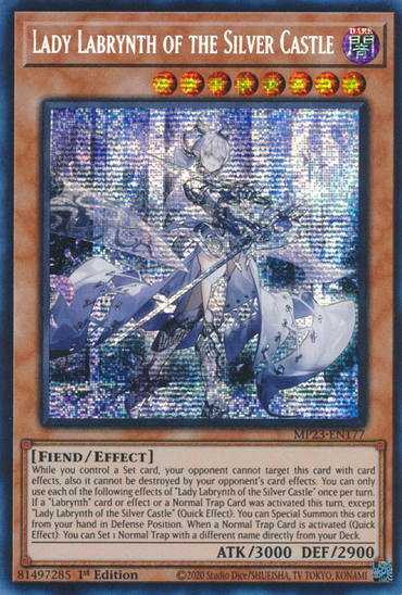 Lady Labrynth of the Silver Castle [MP23-EN177] Prismatic Secret Rare 