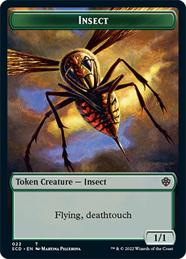 Insect // Cat Beast Double-Sided Token [Starter Commander Decks] 