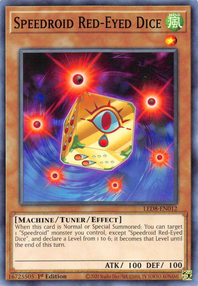 Speedroid Red-Eyed Dice [LED8-EN012] Common 