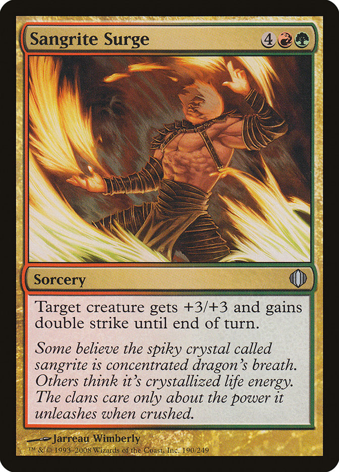 Sangrite Surge [Shards of Alara] 