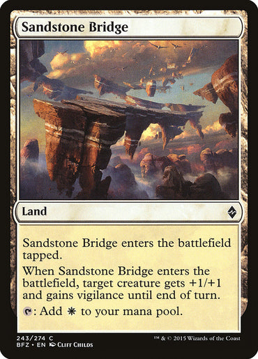 Sandstone Bridge [Battle for Zendikar] 