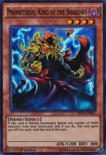 Prometheus, King of the Shadows [DESO-EN047] Super Rare 