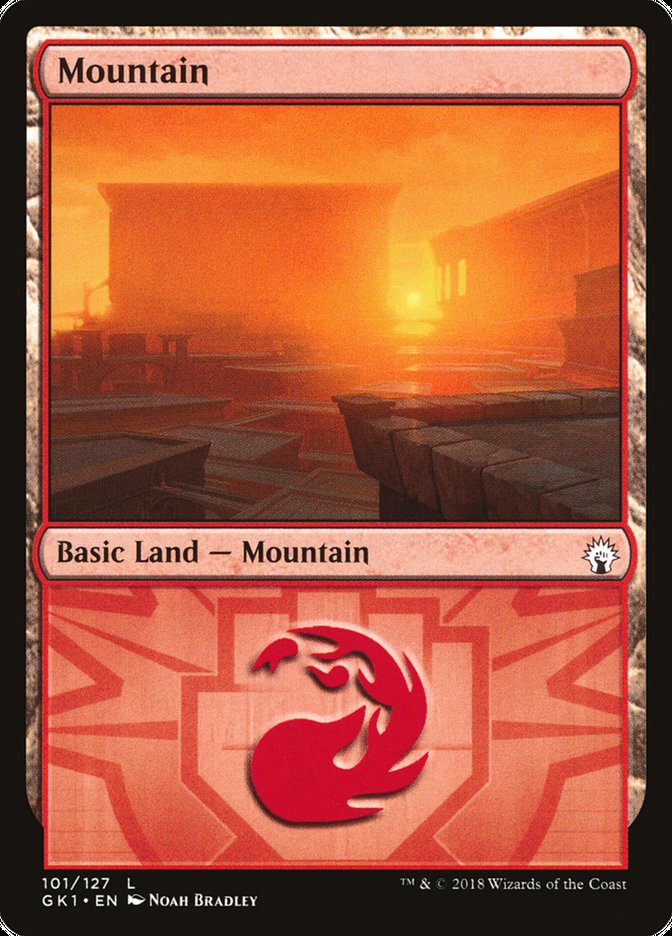 Mountain (101) [Guilds of Ravnica Guild Kit] 