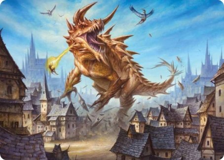 Tarrasque Art Card [Dungeons & Dragons: Adventures in the Forgotten Realms Art Series] 