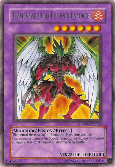 Elemental Hero Phoenix Enforcer [DR04-EN212] Rare 
