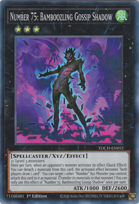 Number 75: Bamboozling Gossip Shadow [TOCH-EN052] Super Rare 
