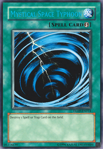 Mystical Space Typhoon (Blue) [DL09-EN014] Rare 
