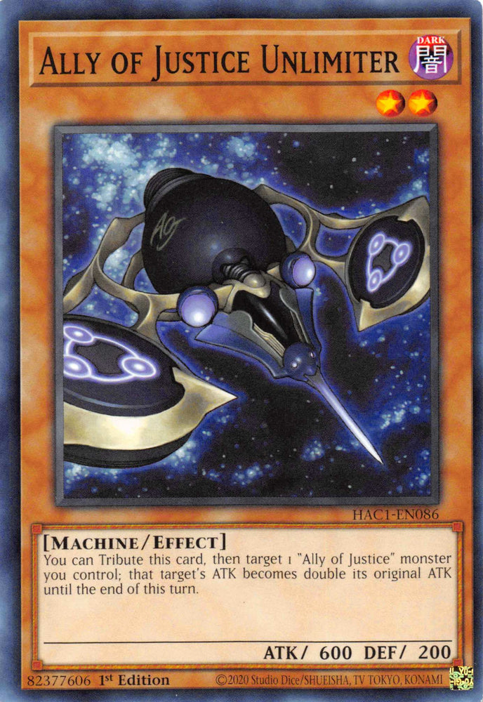 Ally of Justice Unlimiter [HAC1-EN086] Common 