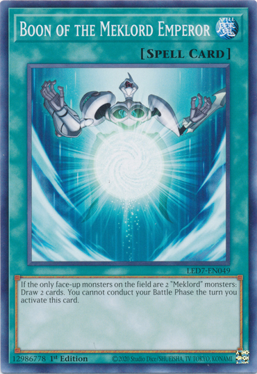 Boon of the Meklord Emperor [LED7-EN049] Common 